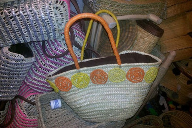 moroccan wicker basket