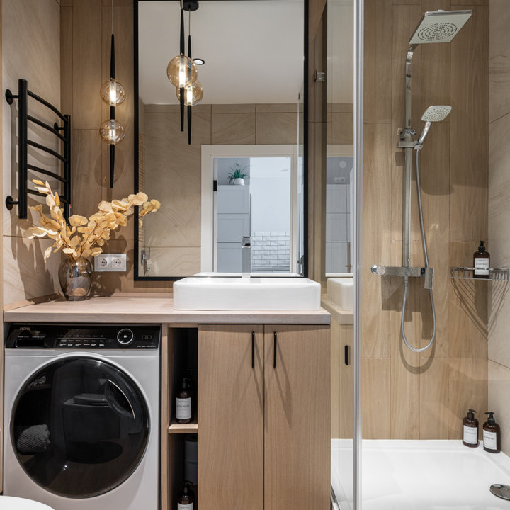 75 Beautiful Bathroom with a Laundry Ideas & Designs - May 2025 | Houzz AU