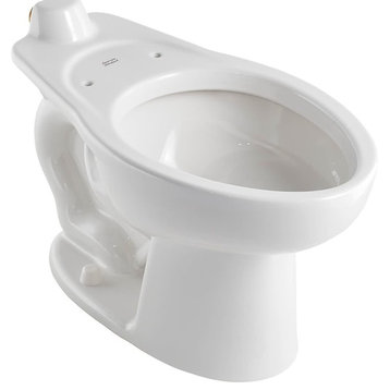 American Standard 2624.001 Madera Elongated Rear Spud Toilet Bowl Only - White