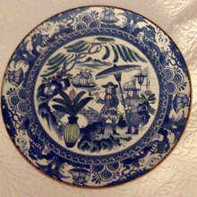 blue and white collection