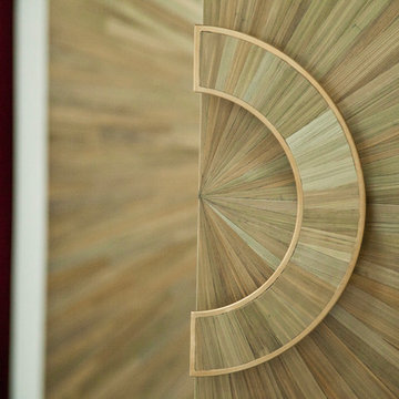 Straw Marquetry door