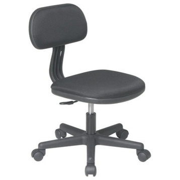 Task Chair in Black Fabric