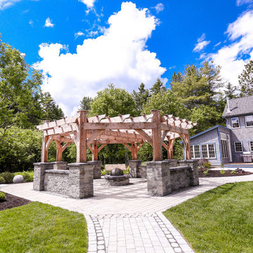 Pergola & Labyrinth Landscape