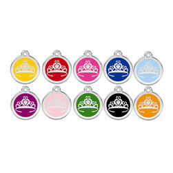 Red Dingo Crown ID Tag - Dog Toys