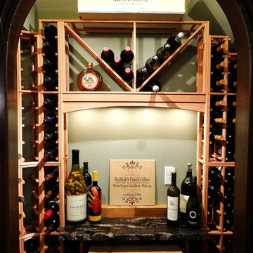 Lower Level Remodel with Wine Cellar in Wauwatosa