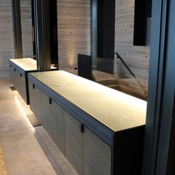 Hanging Bar Cabinetry - Wood - Wine And Bar Cabinets
