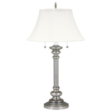 House of Troy N651-PTR Two-Light Table Lamp from the Newport