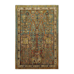 Spice Market Collection - Myanmar Aquamarine - Area Rugs