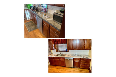 Example of a home bar design in Boston