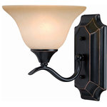 Dover Series Oil Rubbed Bronze 1-Light Wall Sconce - Finish: Oil Rubbed Bronze