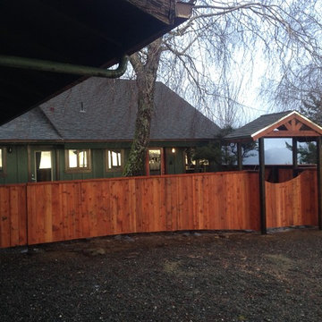 Tracy's Fence and Gatehouse