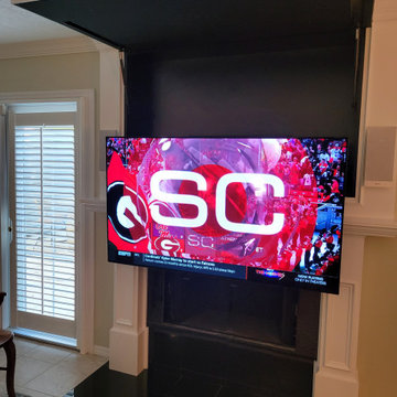 Hidden Living Room TV - Hide your TV with Art - Don't Sacrifice elegancy for pra