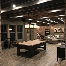 Beam Ceiling in Basement