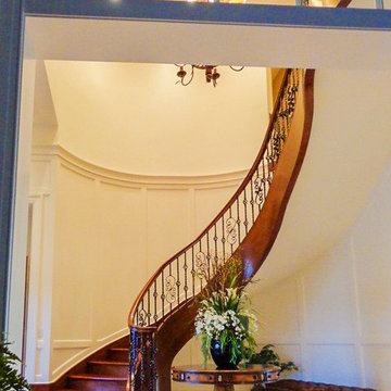Project #15 | American Cherry & Wrought Iron Staircase