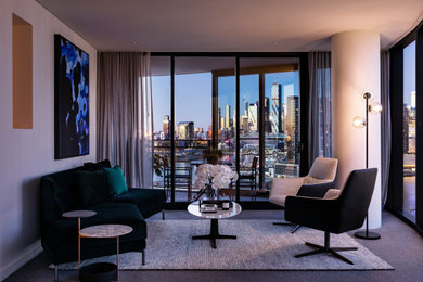 Inspiration for a modern living room in Sydney.
