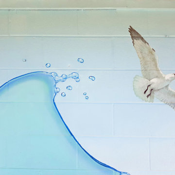 Emmitsburg Pool House Mural
