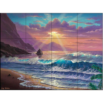 Tile Mural, Morning Majesty by Jeff Wilkie