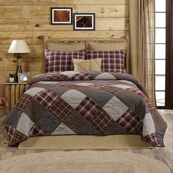 Downton Rustic Plaid Bedding Set by Ashton & Willow - Quilts And Quilt Sets