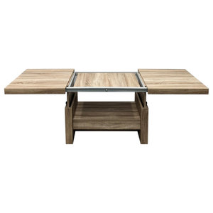 Ameriwood Home Elmwood Coffee Table In Sonoma Oak Industrial Coffee Tables By Dorel Home Furnishings Inc Houzz