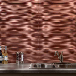 Fasade Waves, Argent Copper - Home Decor