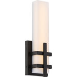 Nuvo Lighting - Grill Single LED Wall Sconce, Aged Bronze Finish - Grill - Single LED Wall Sconce; Aged Bronze Finish