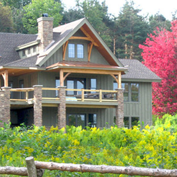 The Bailey Hill / Top Design Winner Custom Wood Homes Magazine