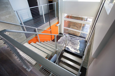 Staircase - contemporary staircase idea in Vancouver