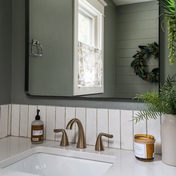 White and Bold with a Hint of Gold