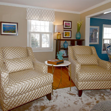 New England colonial adds some Glam