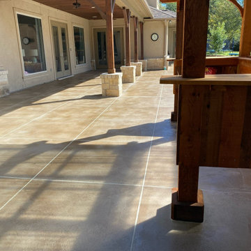 Concrete Overlay for Pool and Patio