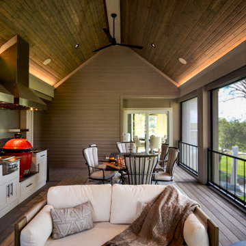 Covered Porch Addition - Upper Level