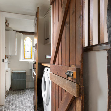 New cloakroom and utility area.