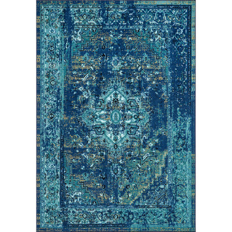 Nuloom Machine Made Jizah Rug, Teal 5'x8'