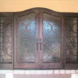 Forge Iron Designs Wrought Iron Doors - Front Doors