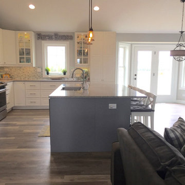 A modern farmhouse kitchen for a self-described "IKEA freak"