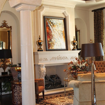 Custom MyriadStone Fireplace Surround