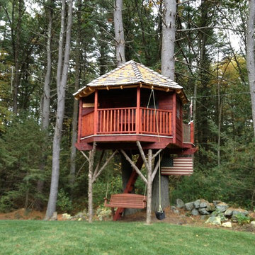 Boston Treehouse with Stain in Summer