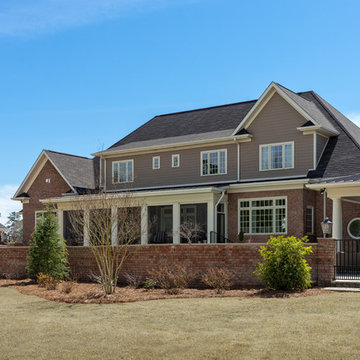 Salem Creek Tudor Brick House - North Carolina