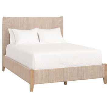 Essentials For Living Woven Malay Cal King Bed White Wash