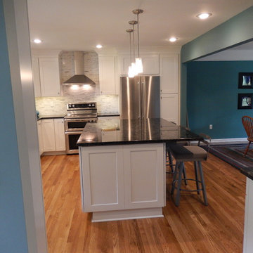 Kitchen remodel with wall removal