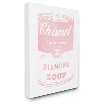 Stupell Ind. Fashion Diamond Soup Canvas Wall Art, 30"x40"
