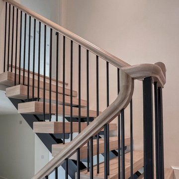 Project #122 | Freestanding Steel & Wood Staircase