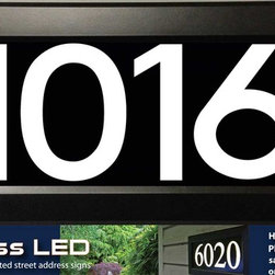 Address LED - illuminated house numbers - House Numbers