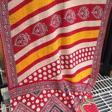 Sari Throws quilts