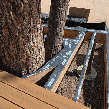 New Composite Deck and Stairs Revive This Mountain Cabin