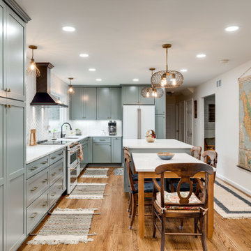 Fairfax Station, VA Transitional Grey Kitchen Remodel