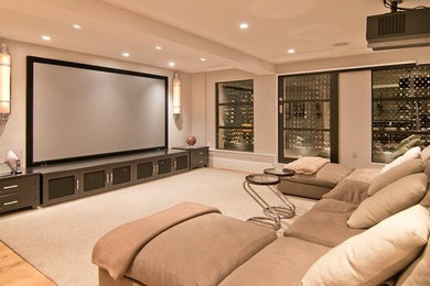 Example of a home theater design in Kansas City