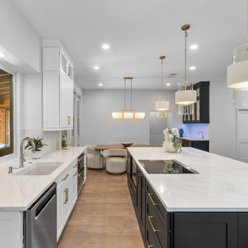 Streamlined Cooking Area with High-Performance Appliances