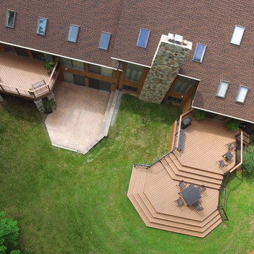 Composite Deck/Cable Rail/Stonework