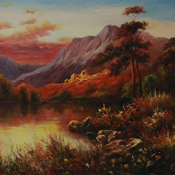 Sunset - Paintings